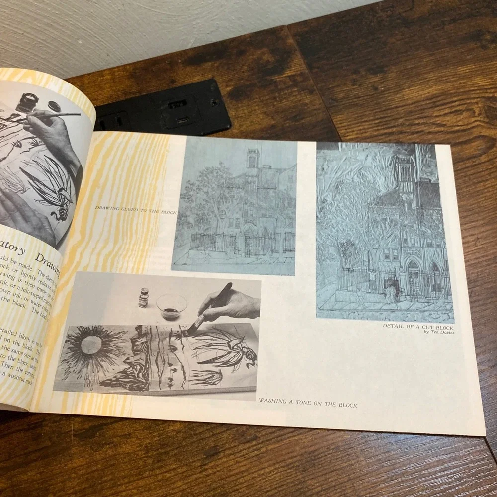 Harry Sternberg Woodcut Pitman 40 Art Book 1962 Vintage Printmaking Guide
